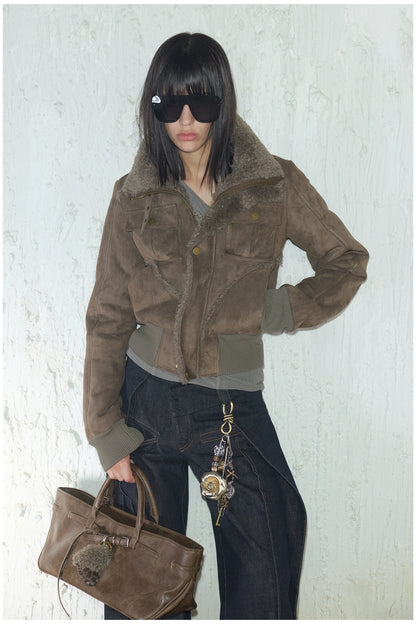 Vintage Heart &amp; Rose Chain Pendant