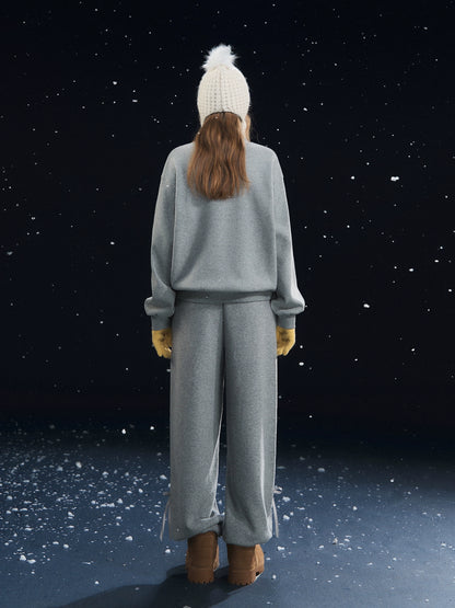 Velvety Jogger Lantern Pants