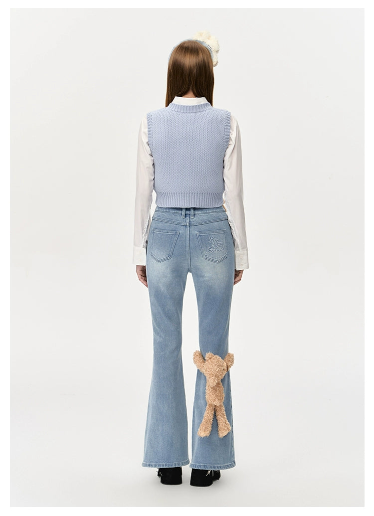 Fuzzy Jacron Jeans