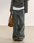 7Shiftin Washed Loose Straight-Leg Jeans – view 2