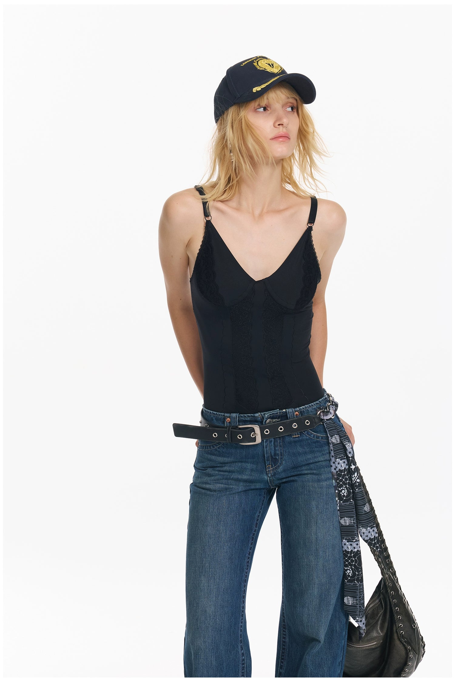 Embroidered Slim Fit Camisole