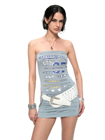 Punk Studded Bodycon Dress