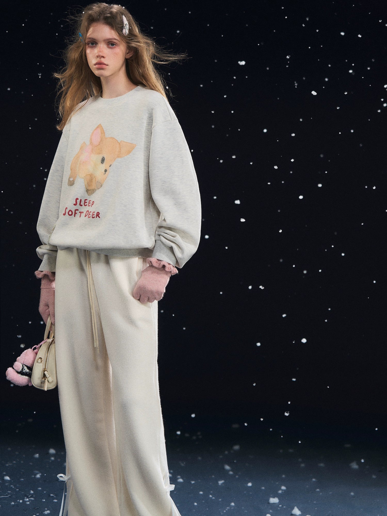 Velvety Jogger Lantern Pants