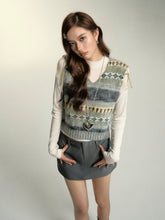 Gray Fringe Cardigan - CHINASQUAD