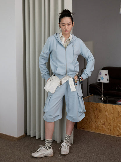 Solid Color Hoodie &amp; Sweatpants Set - CHINASQUAD