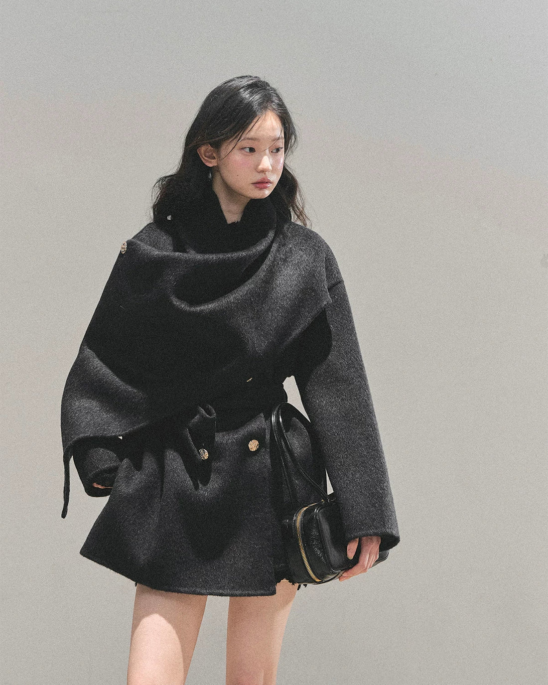 AOMALM French British-Style Wool Coat – view 4