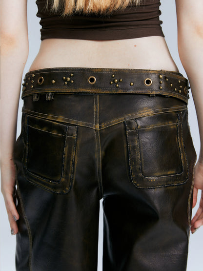 Studded Vintage Statement Belt