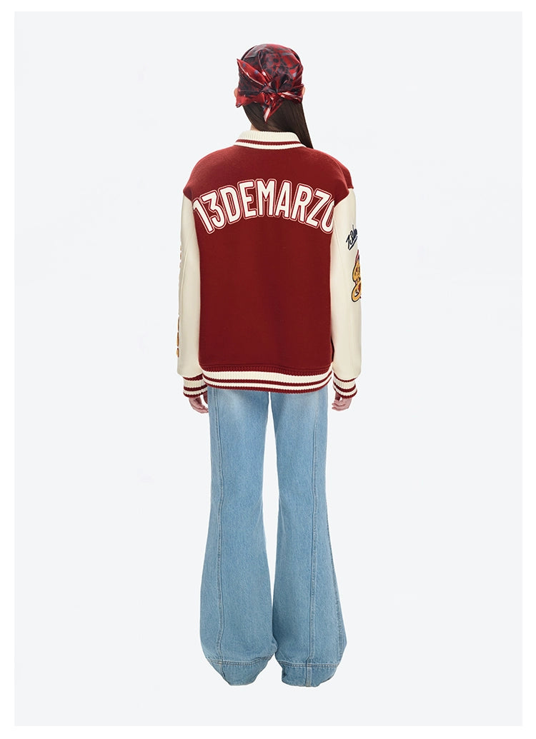 Doozoo Retro Instruments Baseball Jacket