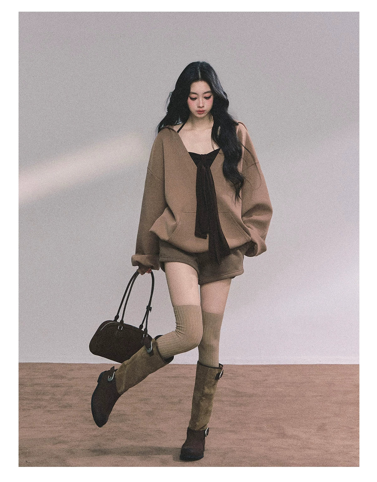 Autumn Leaves Hoodie Three-Piece Set