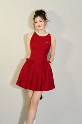 Sleeveless Puff Dress - CHINASQUAD