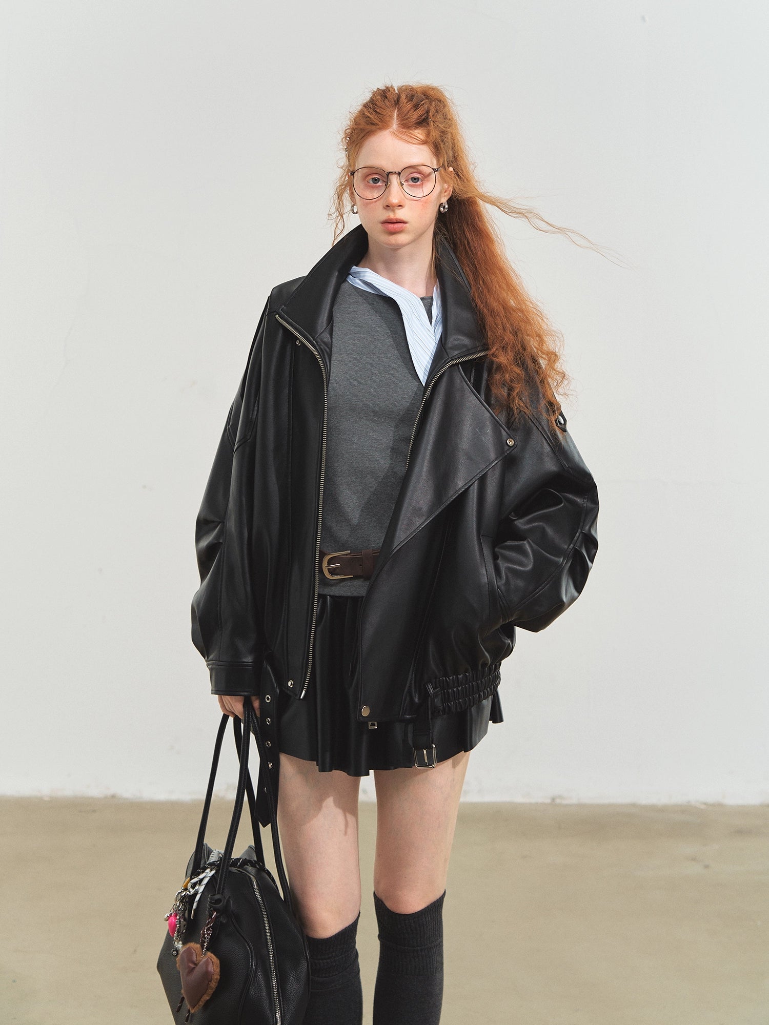Vintage Moto PU Jacket