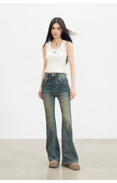 Maillard Flared Jeans - CHINASQUAD