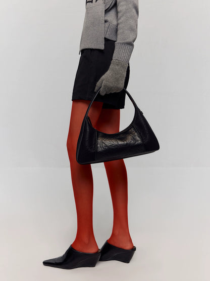 Waxed Eco-Leather Shoulder &amp; Handbag