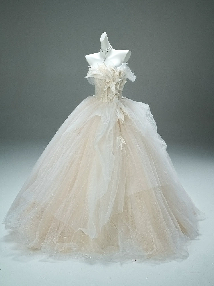 Snowmelt Reverie Couture Gown