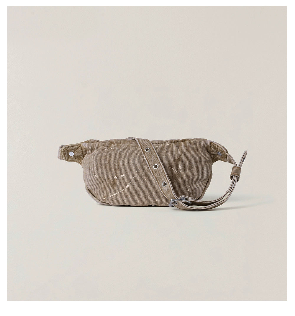 Wild Denim Crossbody Waist Bag