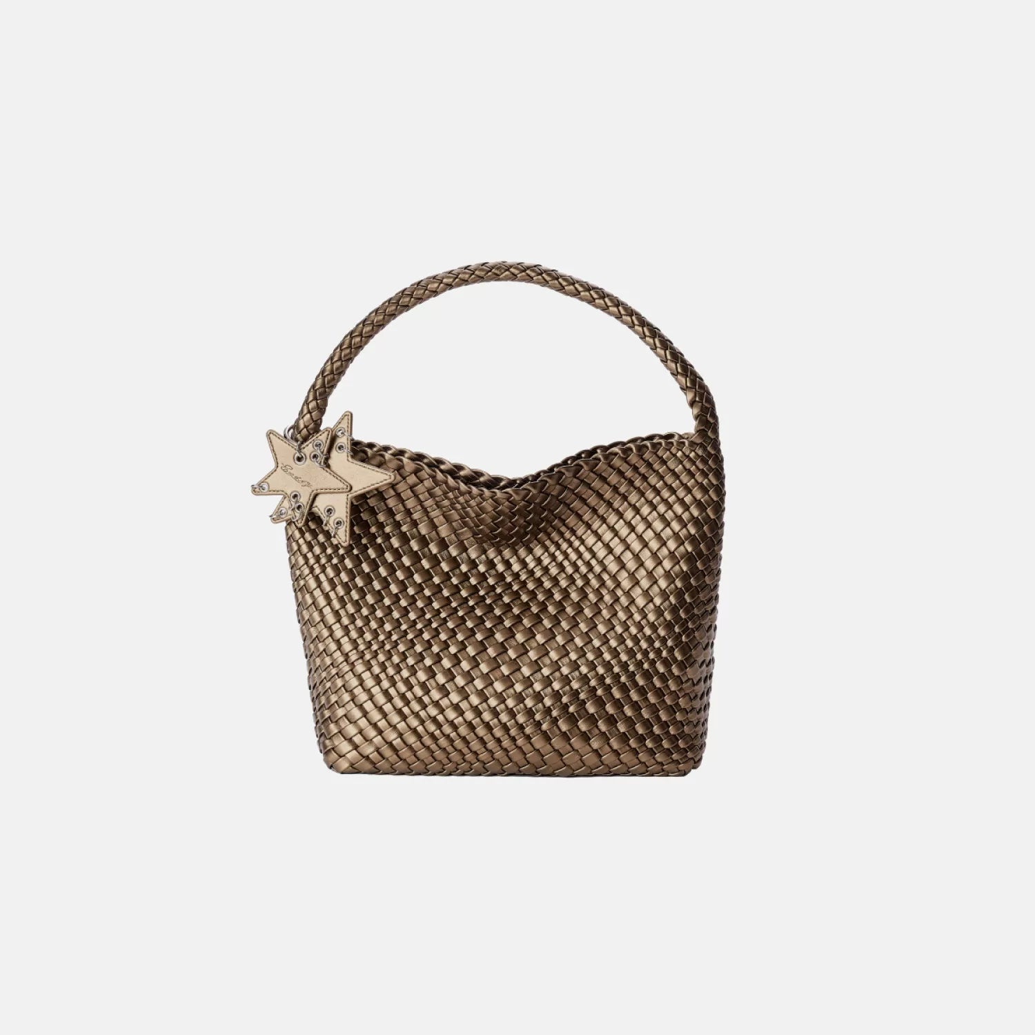 Medium Woven Tote Shoulder Bag ECODAY