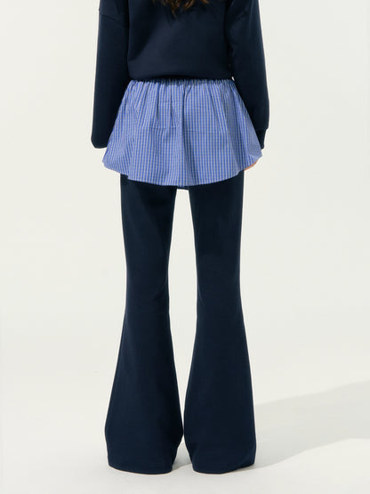 Detachable Spliced Collar Sweatshirt
