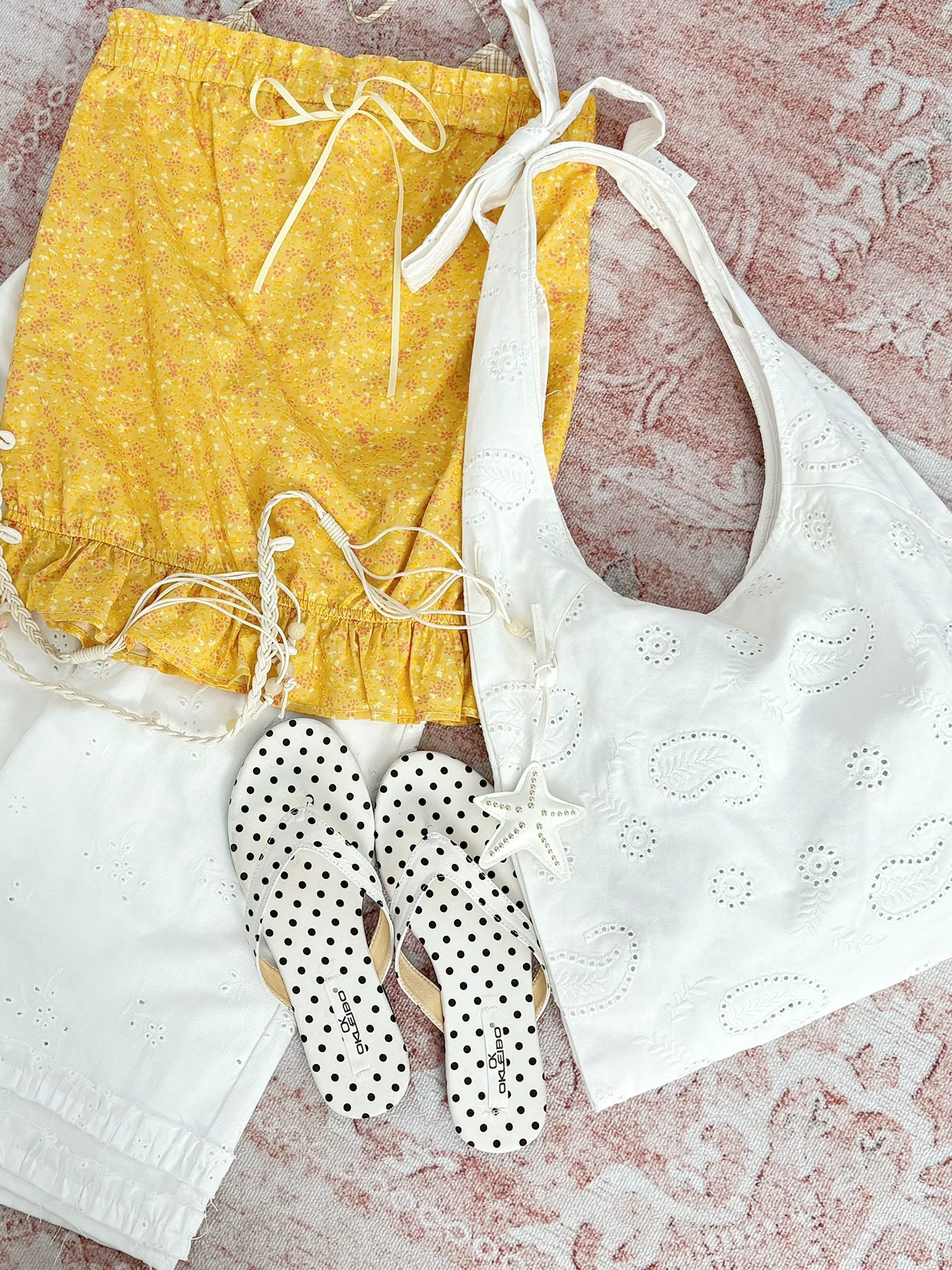 Vintage Star Canvas Tote Bag