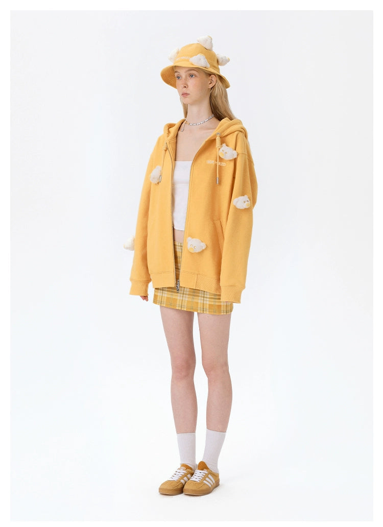 Teddy Cloud Zip Hoodie