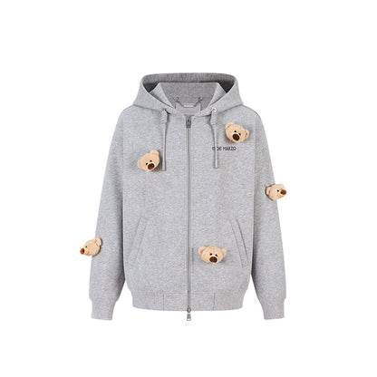 Teddy Cloud Zip Hoodie
