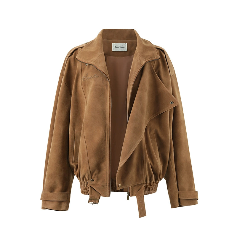 Vintage Washed Moto Jacket