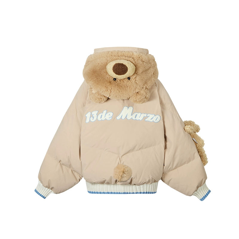 Patchwork Gulnazar Edition Hooded Down Jacket