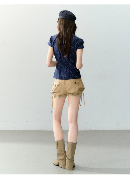 Slim Fit Pocket Short Sleeve Shirt