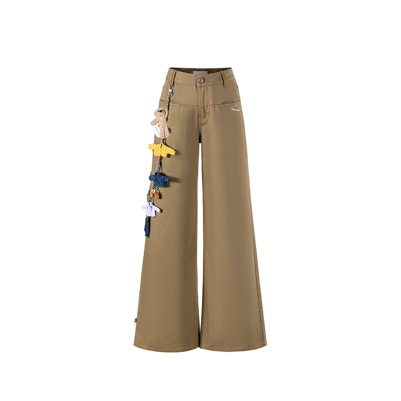 Unisex Structured Straight-Leg Trousers