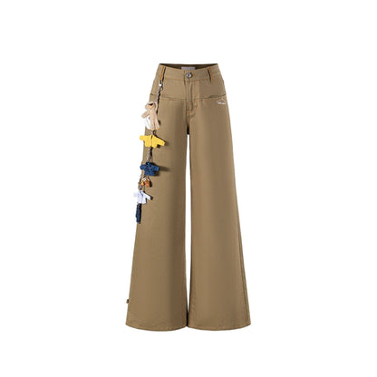 Unisex Structured Straight-Leg Trousers