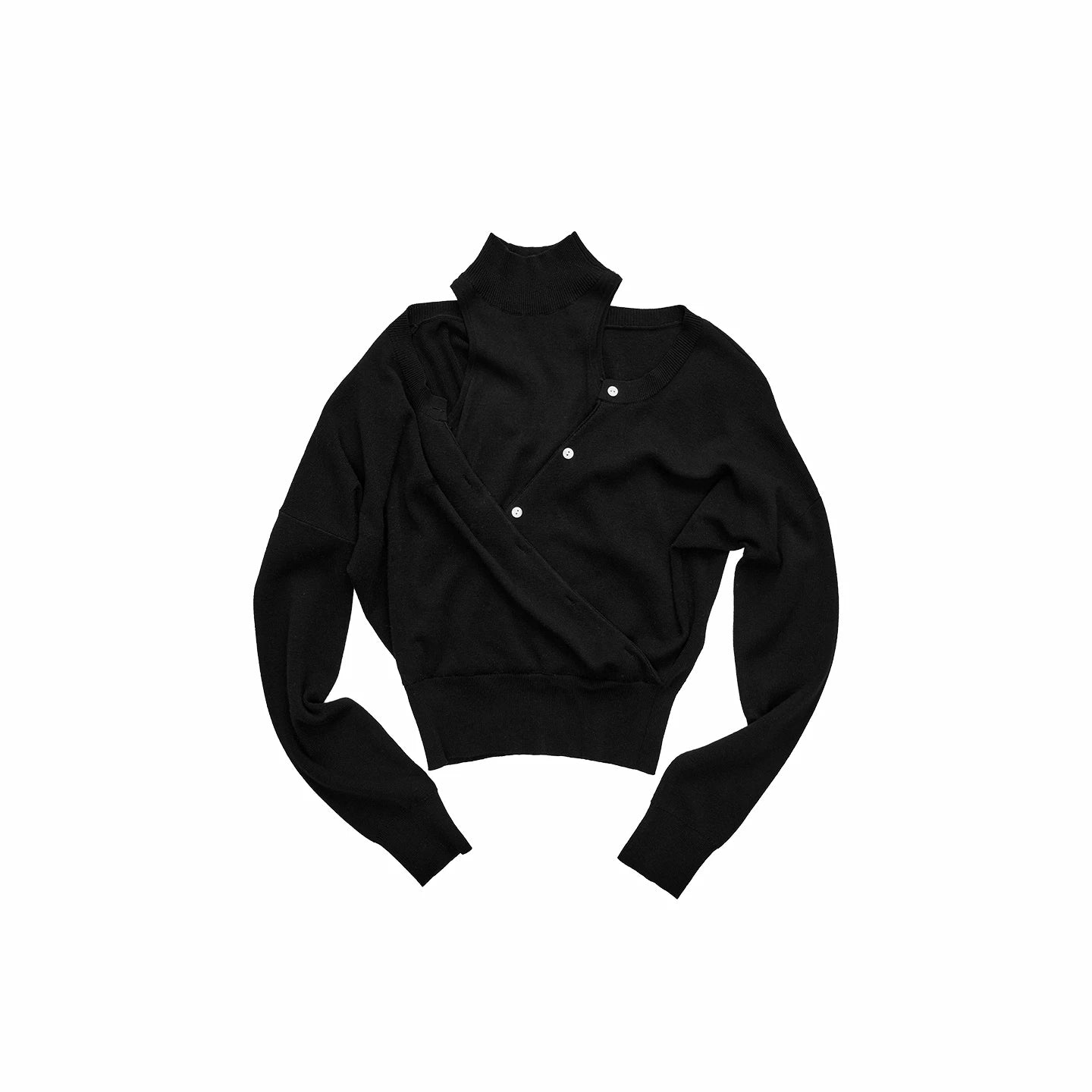 Cashmere Knit Vest Cardigan