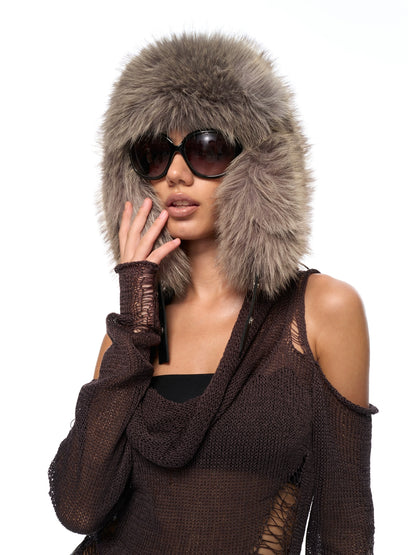 Faux-Fur Trapper Hat
