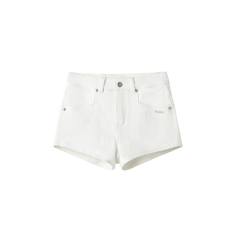Polar High-Stretch Denim Shorts