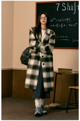 Short & Long Brown Plaid Coats - CHINASQUAD