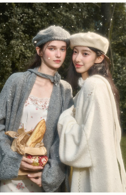 Cosagach Air Mohair Knit Cardigan