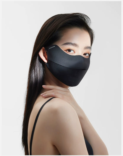 (Zero Feeling Edition) Ice Silk Breathable UV Protection Sunscreen Face Mask