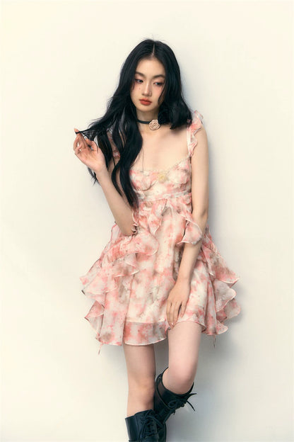 Pink Floral Dress