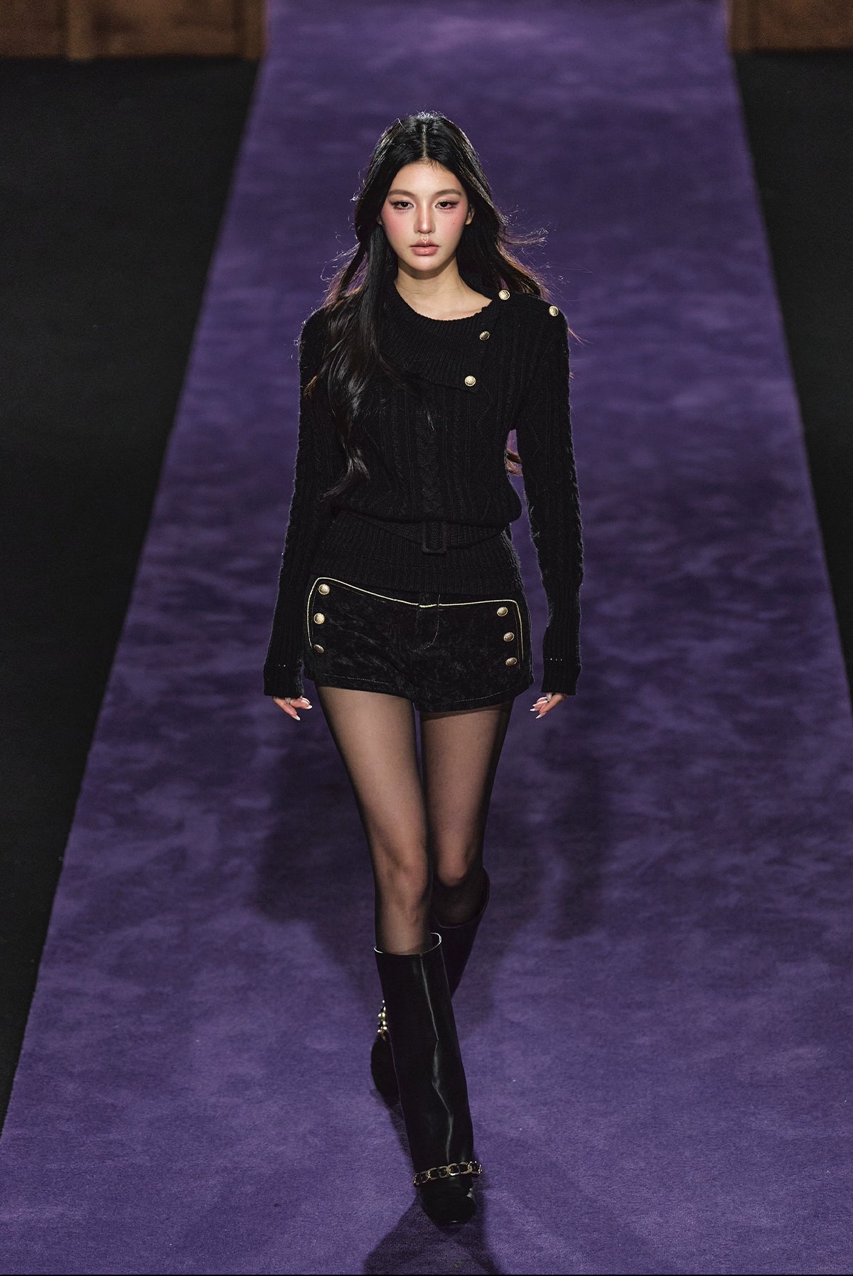 Australian Wool Cable Knit Turtleneck Sweater