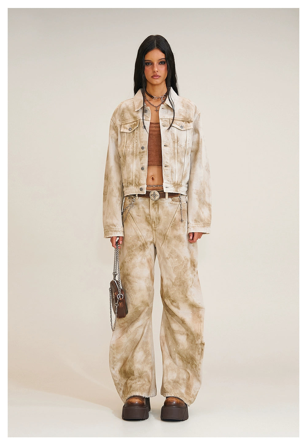 RAGE Wild Continent Curved Denim Pants