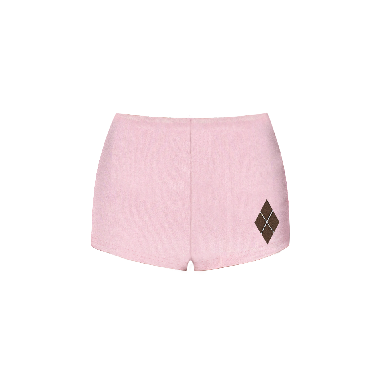 Deep V Knit Pleated Mini Dress &amp; Shorts Set