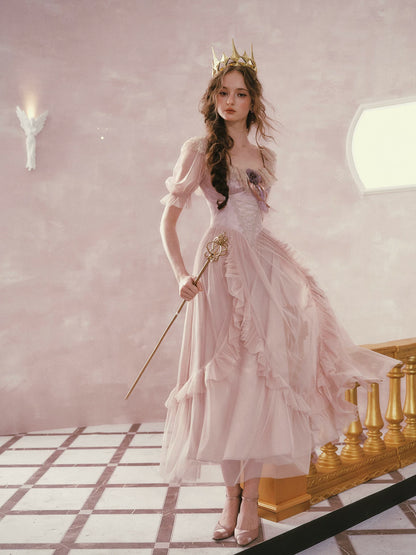 Purple Iris Princess Dress