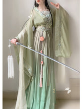 "爱莲说" Jin Dynasty Style Large Sleeves Hanfu - CHINASQUAD