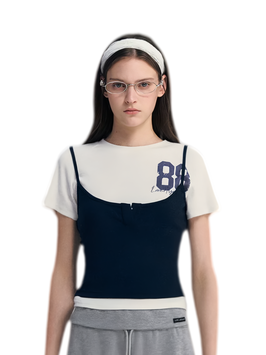 Vintage Layered Raglan Tee