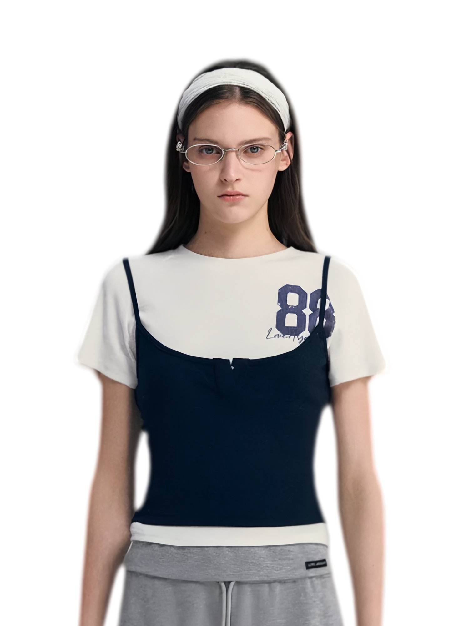 Vintage Layered Raglan Tee