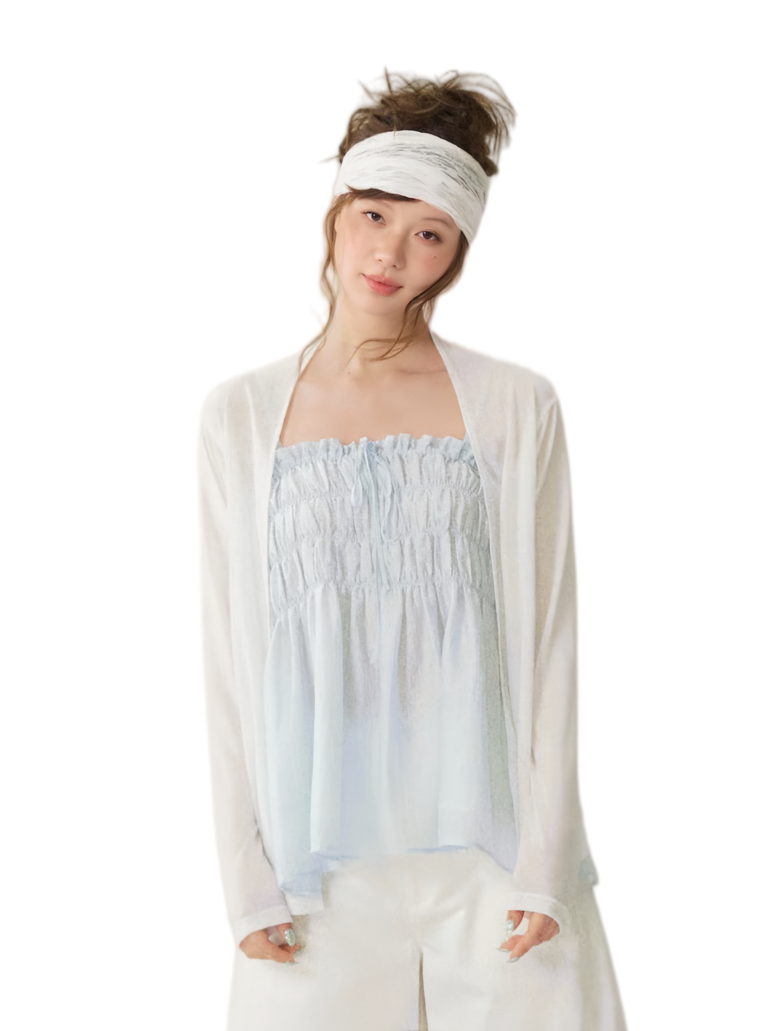 Lazy Cooling Open Cardigan
