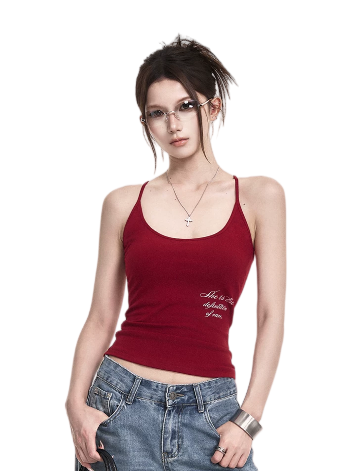 Millennium Graphic Halter Camisole