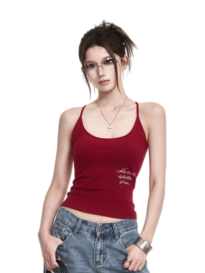 Millennium Graphic Halter Camisole