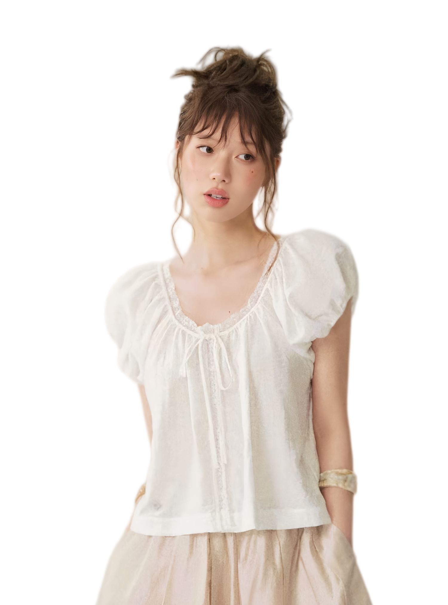 Cloud Puff Sleeve Shirt