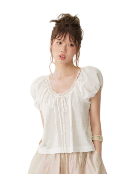 Cloud Puff Sleeve Shirt