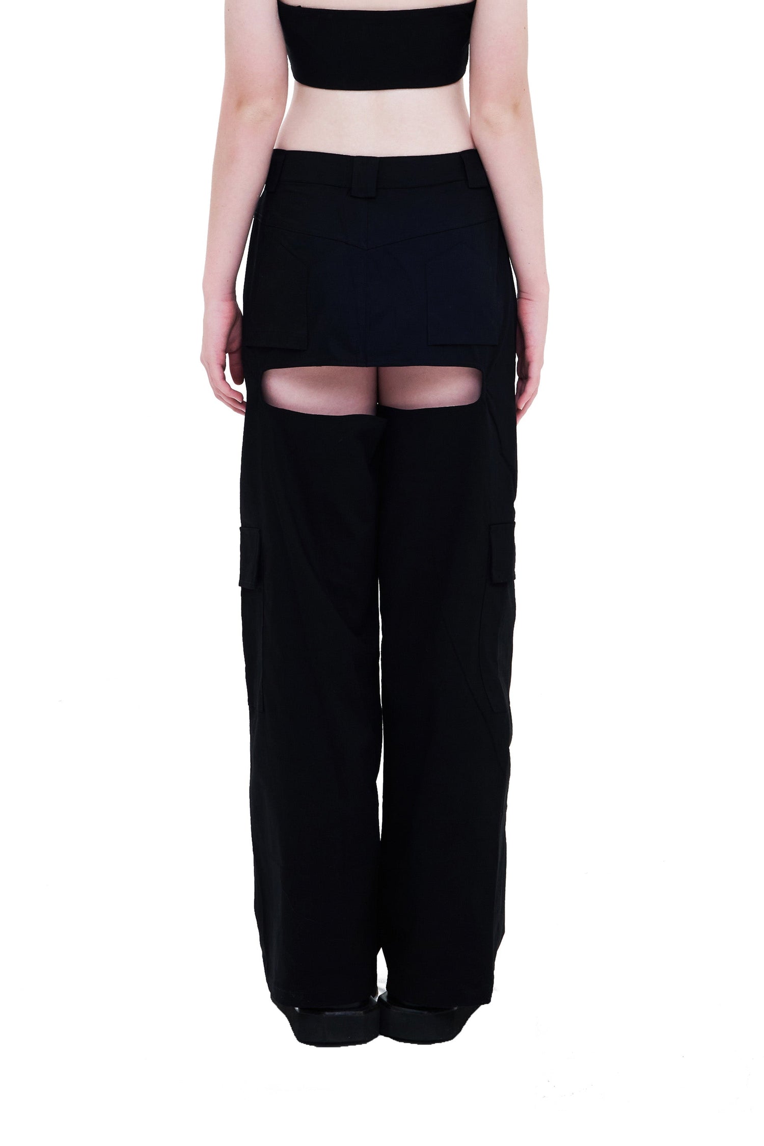 Crotchless Cargo Pants