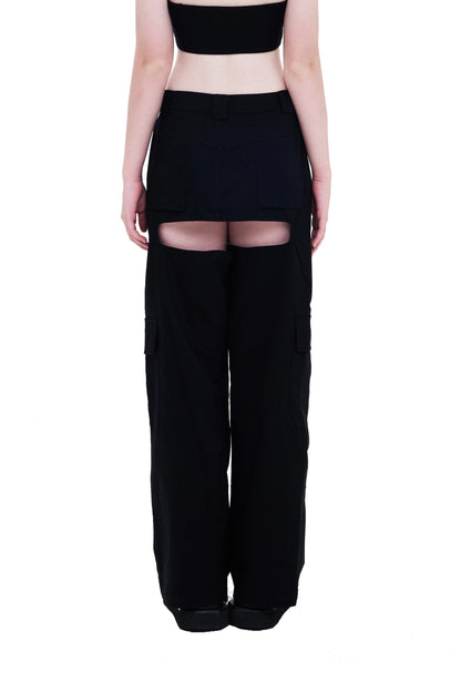 Crotchless Cargo Pants